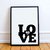 Quadro Decorativo - Love (Branco) - comprar online