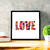 Quadro Decorativo - Be Love na internet