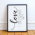 Quadro Decorativo - I Coríntios em Inglês (Branco) - comprar online