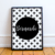 Quadro Decorativo Infantil - Nome Cruzeta (Preto) - comprar online