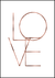 Quadro Decorativo - Love (Rose) - comprar online