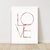 Quadro Decorativo - Love (Rose) na internet