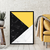 Quadro Decorativo - Amarelo E Marmore 2 - comprar online