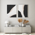 Quadro Decorativo - duo: pincelada preto - comprar online