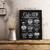 Quadro Decorativo - Coffee Menu - comprar online