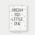 Quadro Decorativo Infantil - Dream Big (Preto E Branco) - comprar online