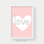 Quadro Decorativo Infantil - Love Heart - comprar online