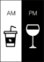 Quadro Decorativo - Am Pm | Café e Vinho