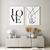 Quadro Decorativo - duo: love + mãos - comprar online