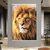 Quadro Decorativo - leão pintura (canvas) - comprar online