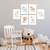 Quadro Decorativo Infantil - Coleção Safari Baby (6 peças) - comprar online