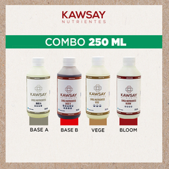 Hidrocombo 250 ml. Bases A y B + Vege + Flora Kawsay - comprar online