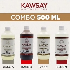 Hidrocombo 500 ml. Bases A y B + Vege + Flora Kawsay - comprar online