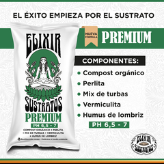 Sustrato Premium 50 L. Elixir - Cordoba Grow Shop