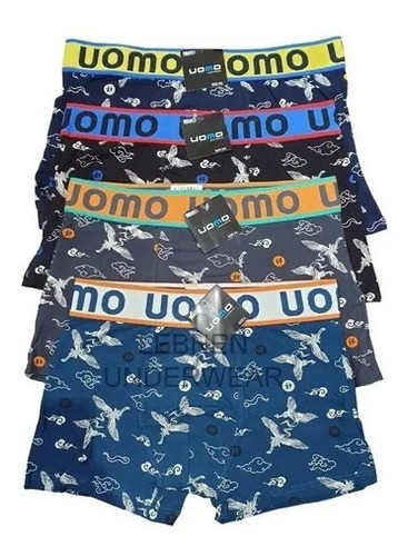 Pack X 3 Calzoncillos Boxer Nene Uomo Algodon Con Elastico