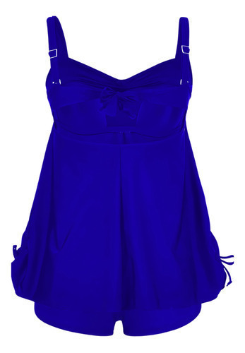 Malla Tankini Estampa En Taza Vestido Y Short Needfeed 6535