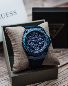 Reloj Guess Hombre Plateado W1107g1