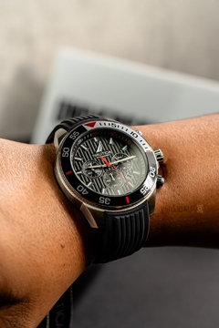 Reloj Nautica NAPNOS301 para Hombre en Tono Plateado y Negro