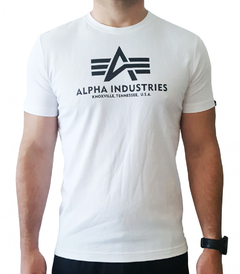 Remera Alpha Logo Print - tienda online