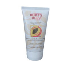 Crema exfoliante de durazno y corteza de sauce 99.9% natural, 4 oz.