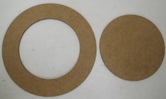 Suplat Redondo Liso 30cm MDF 3mm com Rebaixo - comprar online