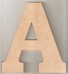 Aplique Letras 50cm Mdf 3mm - Pintado