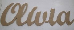 Nome Diversos Letra Cursiva 20x60cm - Pintado