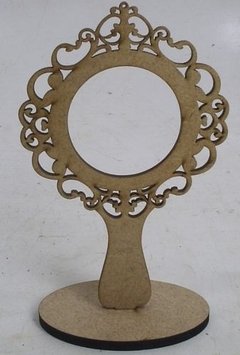 Moldura Oval Princesa Mini Na Base 16cm