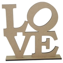 Palavra Love 20x20cm Com Base - comprar online