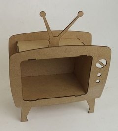 Televisão Retro 30cm Tv Decoração - Pintado