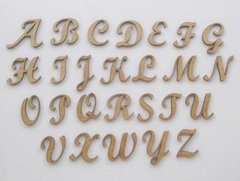 Letras Diversas Cursiva 40cm MDF 6mm - comprar online