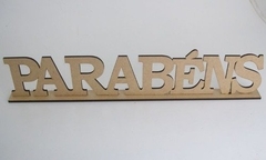 Letras Diversas 80cm Com Base MDF 9mm Pintada