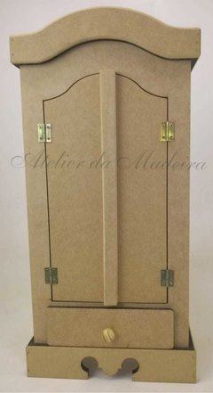 Oratório Capela Porta com Gaveta Santo 15cm