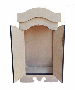 Oratório Capela Porta Santo 20cm com Moldura