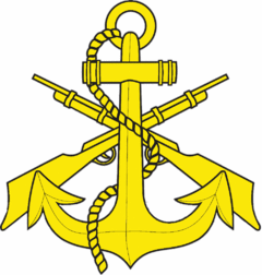 Simbolo Fuzileiros Naval 50cm MDF 3mm