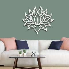 Painel Flor de Lotus 60cm Pintado - comprar online