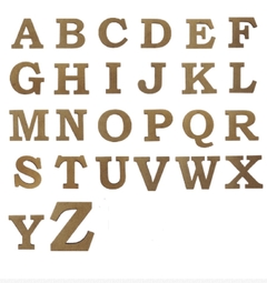 Aplique Letras 30cm MDF 3mm Pintada - comprar online