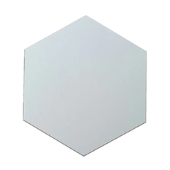 Recorte Hexagono 20cm MDF 3mm Pintado