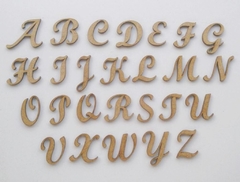 Apliques Letras Forma 25cm MDF 3mm - loja online