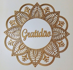 Mandala Gratidão 40cm