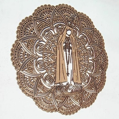 Mandala Nossa Senhora Fatima Novo 30cm - comprar online