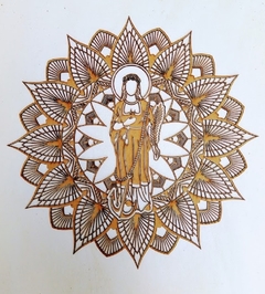 Mandala Santos Diversos Religioso 20cm - loja online