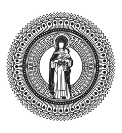 Mandala Santos Religioso Diversos 80cm na internet
