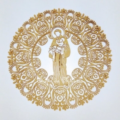 Mandala Santos Religioso Diversos 40cm