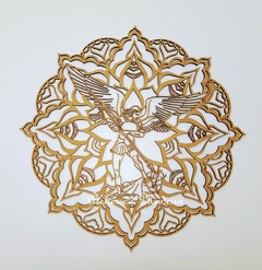 Mandala São Miguel 40cm na internet