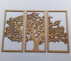 Quadro Trio Arvore da Vida 60x90cm