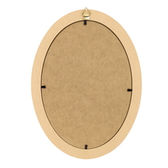 Moldura Oval Lisa 36x46cm Mdf 9mm na internet