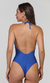 Bañador con Cuello Halter Azul Pen - comprar online