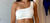 One-Shoulder Off-White Crop Top