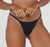 Ribbed Black Amores Bikini Bottom